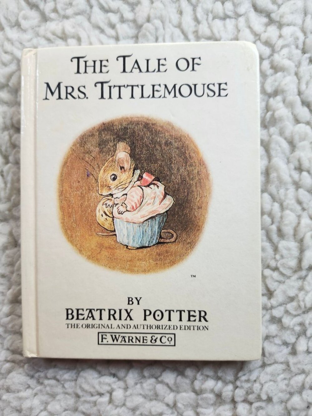 Beatrix Potter The Tale of Mrs Tittlemouse Hardcover Frederick Warne 1987
